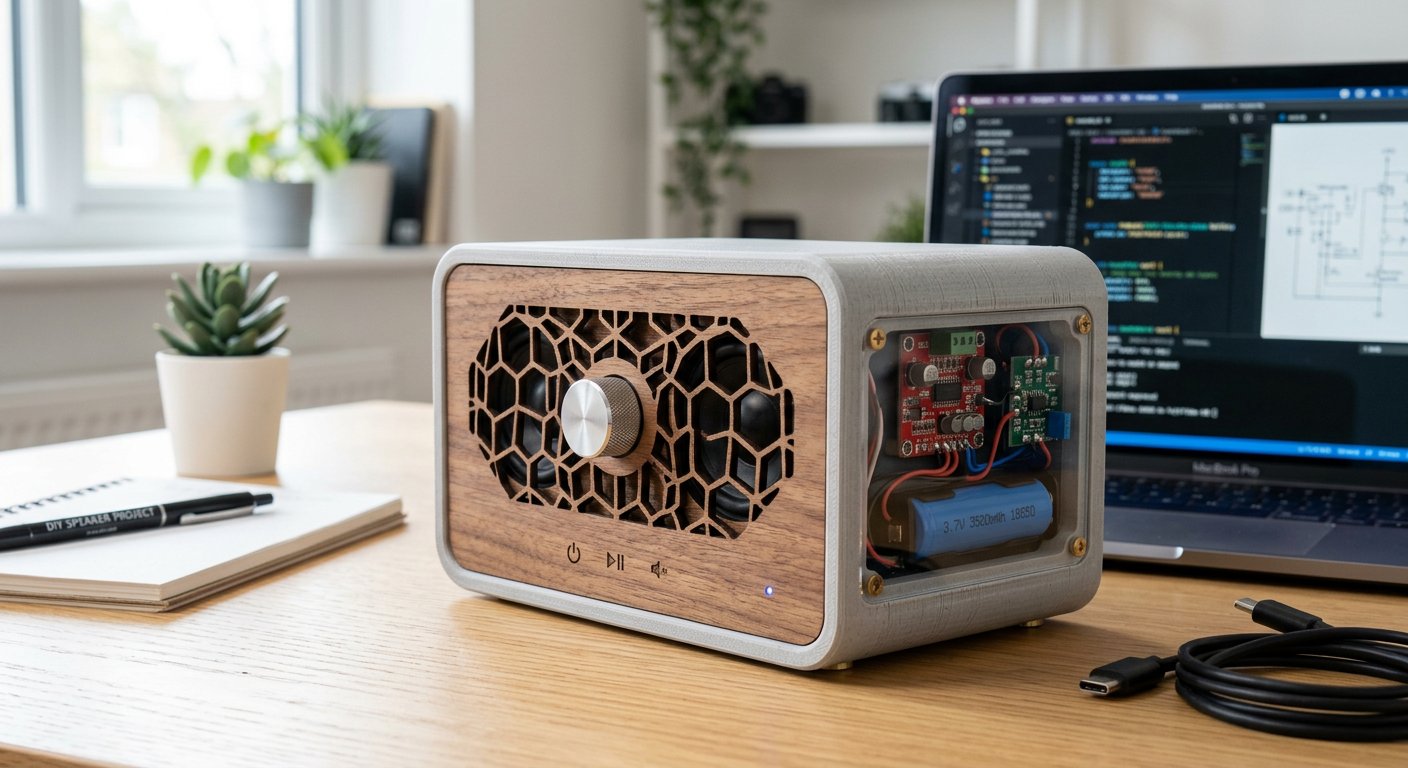 بلوتوث اسپیکر قابل حمل DIY