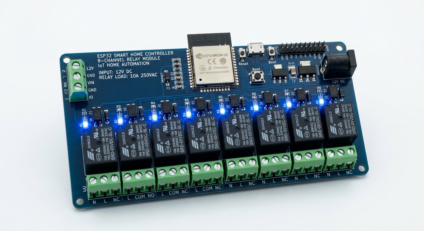 کنترلر خانه هوشمند مبتنی بر ESP32